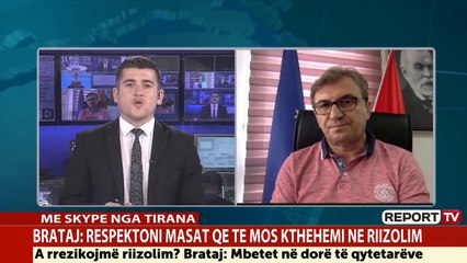 Shifrat e frikshme të COVID-19, Skënder Brataj: Do ketë shtrëngime masash, po jo rikthim karantine