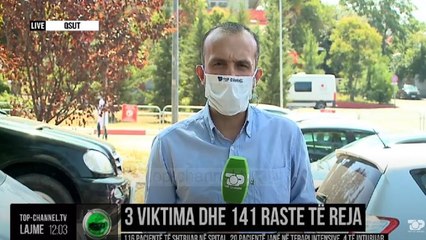 Download Video: 3 viktima dhe 141 raste të reja/ 116 pacientë të shtruar në spital, 4 të intubuar