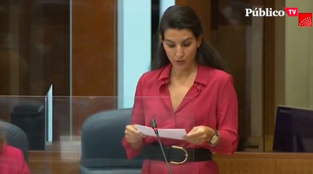 Reprimenda a Vox en la Asamblea de Madrid: Le voy a tener que quitar la palabra