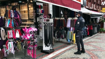 Polisten 'maskeyle burnunu da kapat' uyarısı - EDİRNE