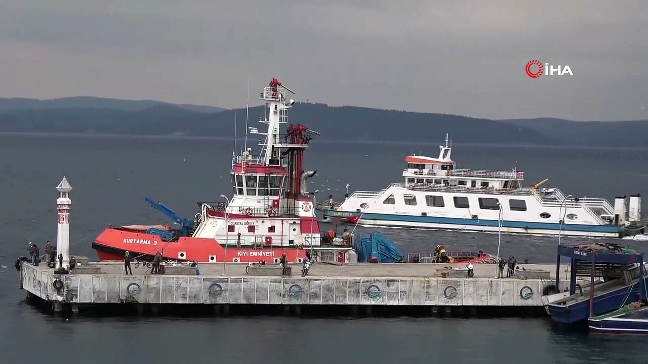 Gökçeada seferlerine fırtına engeli