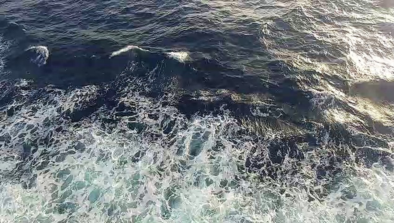 Ocean Waves Ship  natural beautiful royalty Free Stock no copyright video Free for commercial use dron dron aerial view