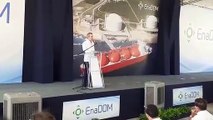 Presidente Abinader deja iniciada construcción de un nuevo tanque de almacenamiento de Gas Natural