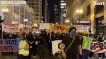 Election protests - Armed Trump fans storm voting centers as opposition protests take to the streets