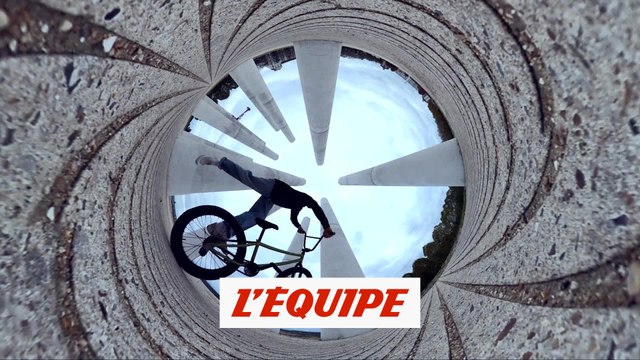 Matthias Dandois danse avec un drone, une première - Adrénaline - BMX
