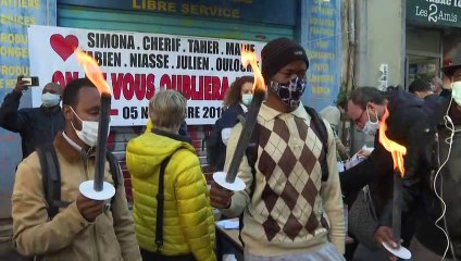 A Marseille, huit minutes de silence en hommage aux huit morts de la rue d'Aubagne