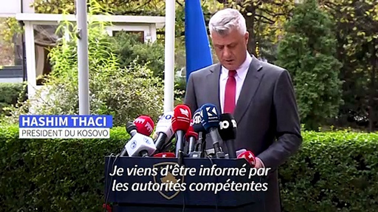 Inculpé de crime de guerre, le président du Kosovo démissionne