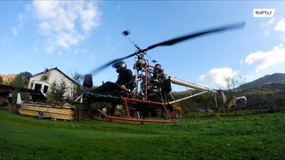 Первым делом – вертолеты. Житель села в Закарпатье своими руками создал летательный аппарат