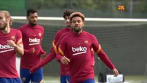 El Barça prepara ya el partido de Liga de este sábado ante el Betis previo al parón de selecciones