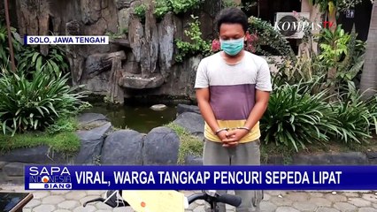 Download Video: Viral Maling Sepeda Lipat Kena Amuk Warga di Solo