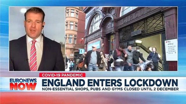 England enters day one of second lockdown as Wales emerges from 'firebreak'