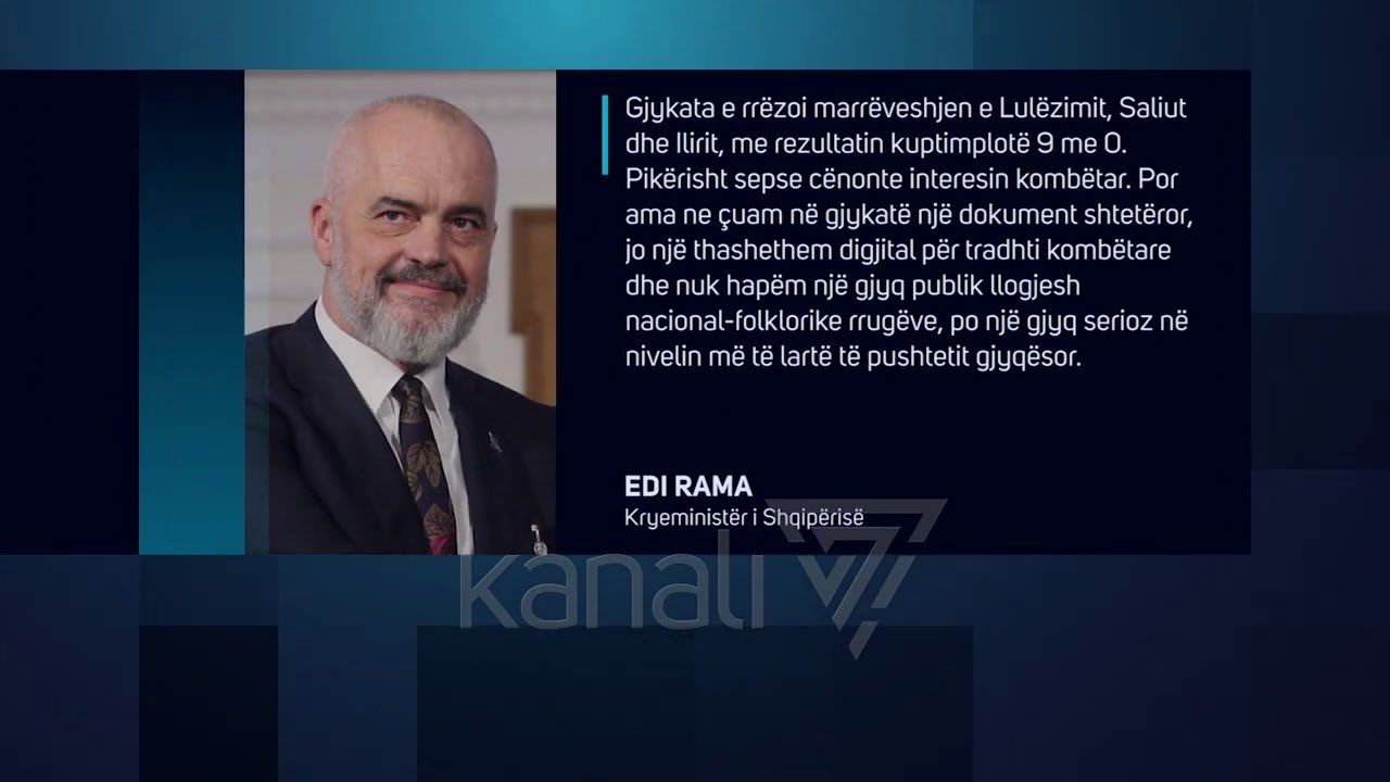 “DETI” KALON NGA META, RAMA “NUK CËNOHET INTERE...
