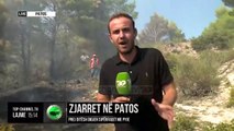 Zjarret në Patos/ Prej ditësh digjen sipërfaqet me pyje