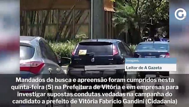Mandados de busca e apreensão foram cumpridos pela Polícia Federal, em Vitória