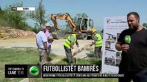 Futbollistët bamirës/ Nisin punimet për disa shtëpi të dëmtuara nga tërmeti në Bubq të Fushë Krujës