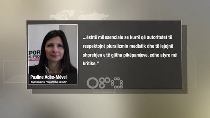 下载视频: Reporterët pa Kufij: Shteti të mos ndërhyjë në linjën editoriale të RTV Ora e Ora News