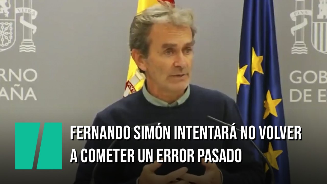 Fernando Simón: "Llevamos un periodo en el que se observa una cierta estabilización"