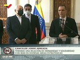 Canciller Arreaza: Entre Irán y Venezuela existe una hermandad, pues se comparten los valores antiimperialistas