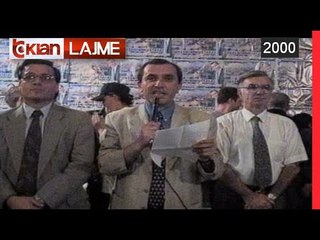 Besnik Mustafaj takim me intelektualet, fushata tek "Ali Demi" - (18 Shtator 2000)