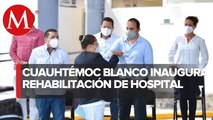 Inauguran hospital general de Jojutla, en Morelos, rehabilitado tras el sismo del 19-S