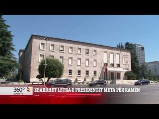 ZBARDHET LETRA E PRESIDENTIT META PËR RAMËN