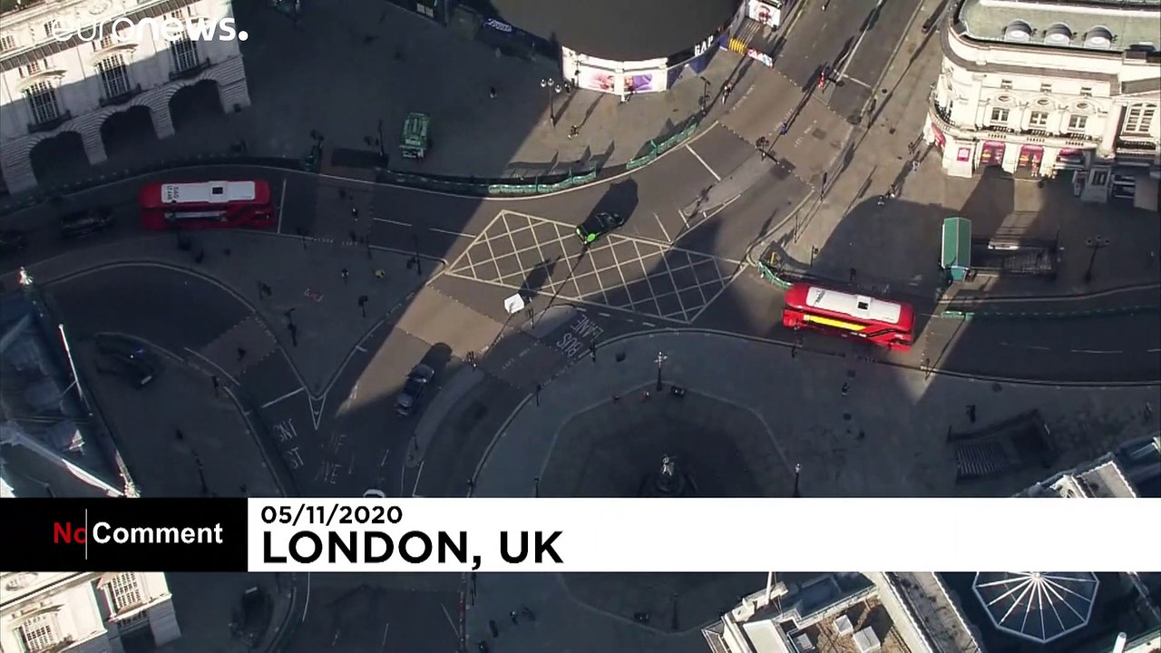 London streets quiet as England goes into second coronavirus lockdown