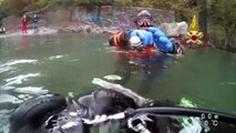 Lecco - Addestramento sommozzatori Vigili del Fuoco (05.11.20)