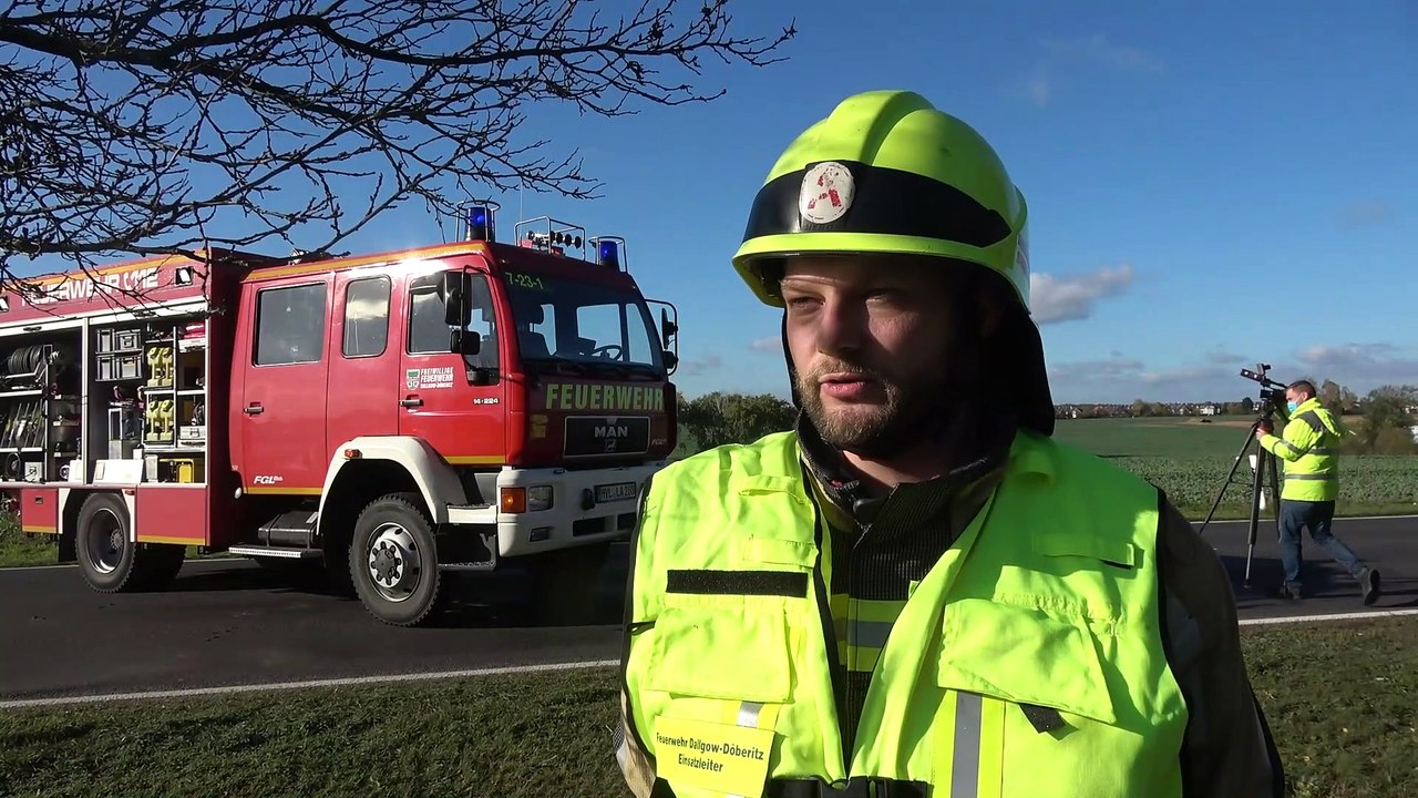 Brandenburg, Schwerer Unfall auf Landstraße bei Dallgow-Döberitz forderte ein Todesopfer