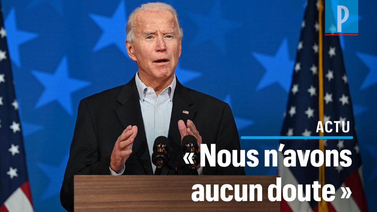 Présidentielle américaine : «Nous serons vainqueurs», affirme Biden