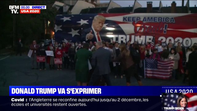 Donald Trump va s'exprimer à 0h30 heure française