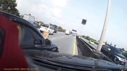 Chair on Highway Causes Crash