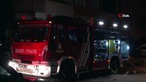 Tuzla'da apartman dairesi alev alev yandı