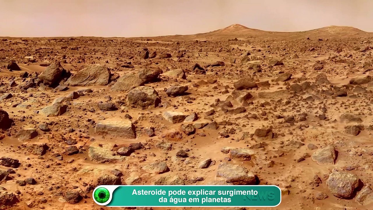 Asteroide pode explicar surgimento da água em planetas