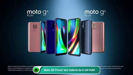 Moto G9 Power tem bateria de 6 mil mAh