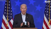 Joe Biden says every vote must be counted