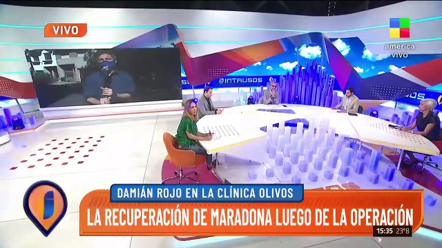 Maradona se quiere ir de la clínica Olivos tras la operación