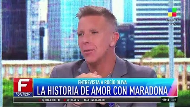La historia de amor de Rocío Oliva con Maradona