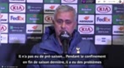 Groupe J - Mourinho : "Lo Celso doit améliorer sa condition physique"