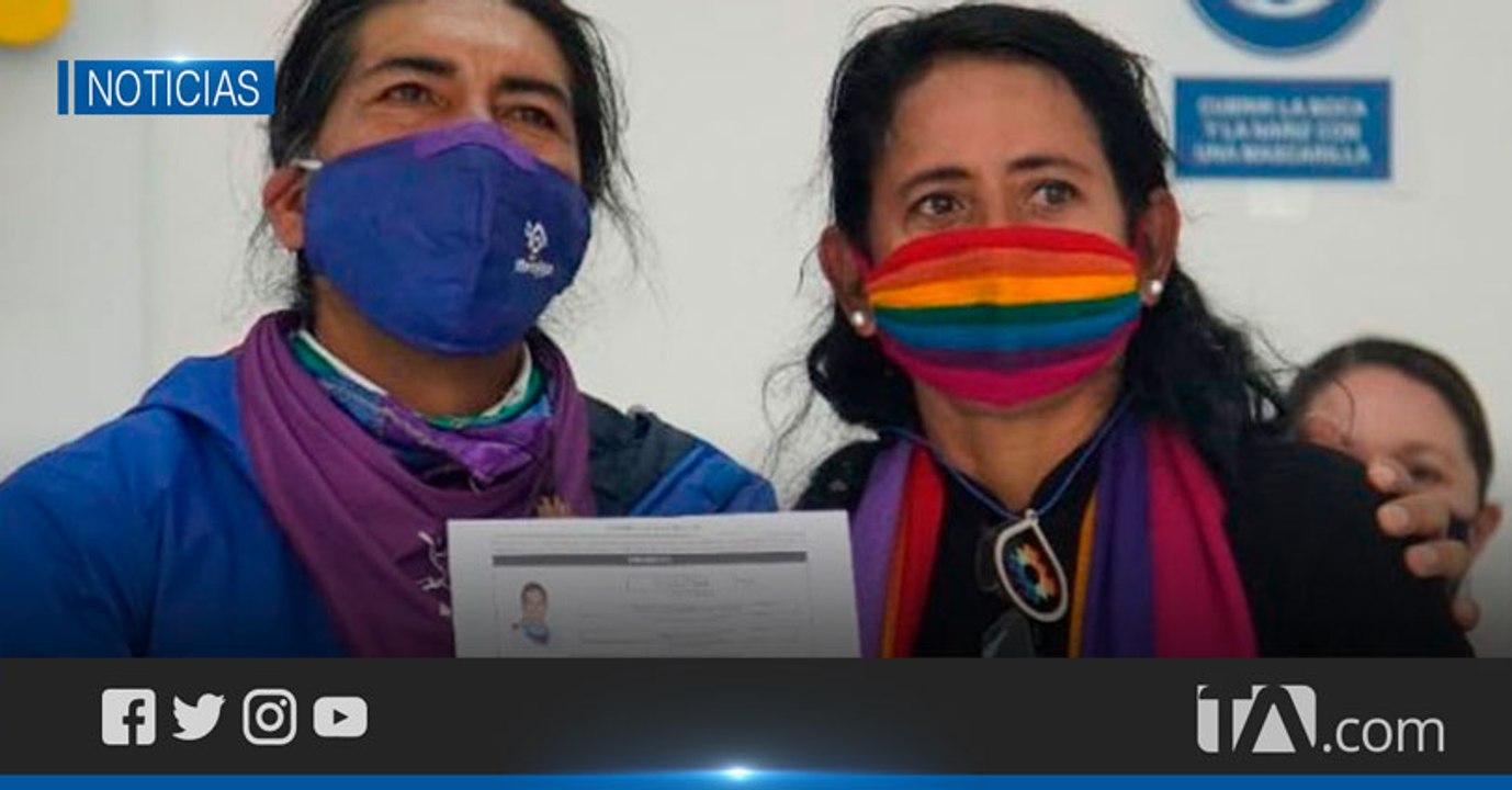 Yaku Pérez tuvo complicaciones para designar candidata a vicepresidencia