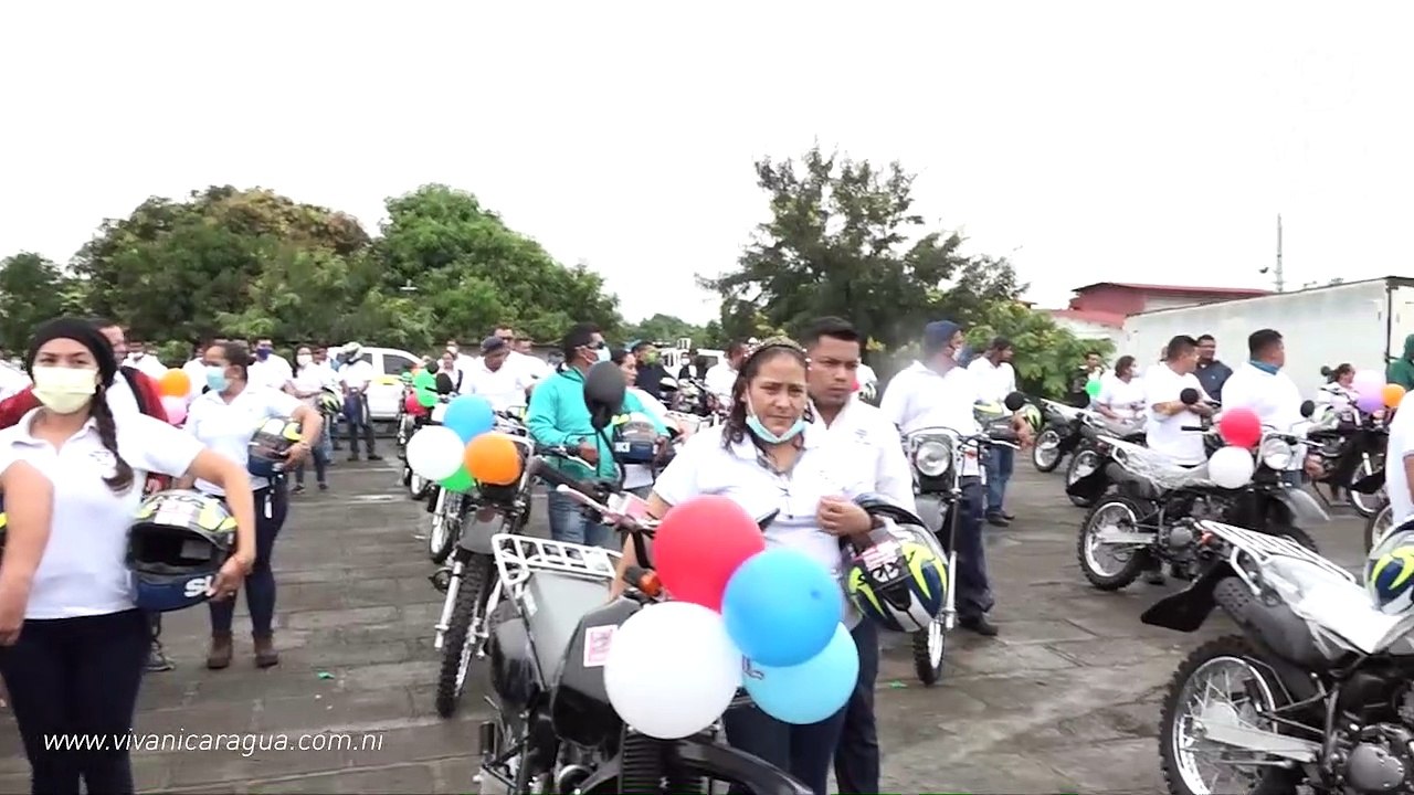 Silais de Nicaragua fortalecen modelo de salud con 47 nuevas motocicletas