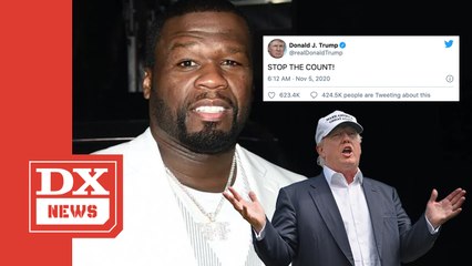 50 Cent Continues Clowning Donald Trump After He Demands 'Stop The Count!'