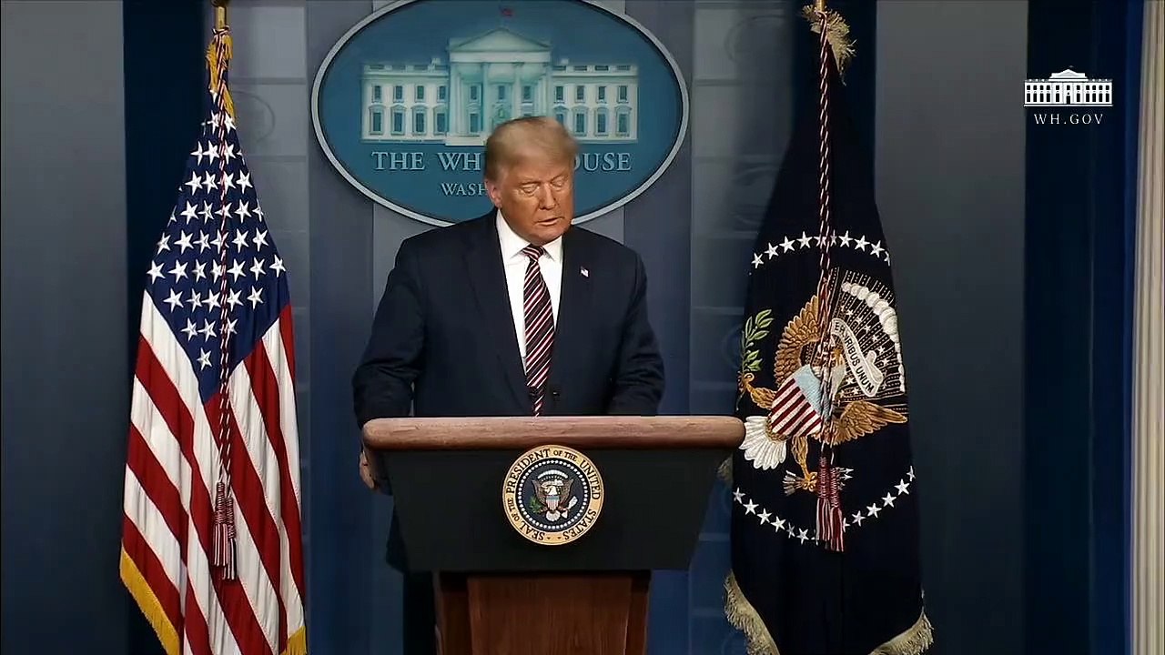 Dans la nuit du 5 au 6 novembre, le discours de Donald Trump depuis la Maison Blanche qui affirme une nouvelle fois qu'il va gagner