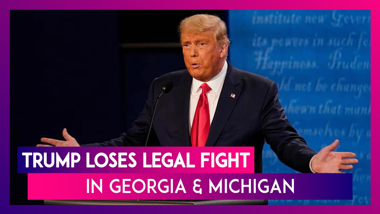 Donald Trump Accuses Democrats Of Stealing US Elections As He Loses Legal Fight In Georgia, Michigan