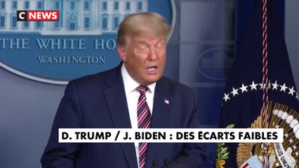 Présidentielle américaine : des écarts faibles