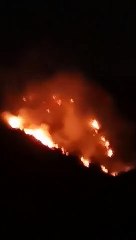 Footage emerges of Arthur's Seat fire on Bonfire Night