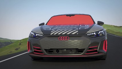 النموذج الأولي لسيارة Audi e-tron GT - الإدارة الحرارية - القيادة