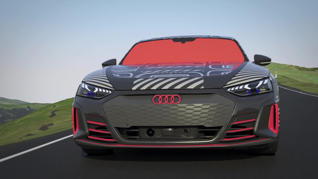 النموذج الأولي لسيارة Audi e-tron GT - الإدارة الحرارية - القيادة