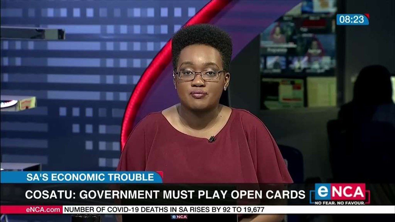 Cosatu says govt should play open cards