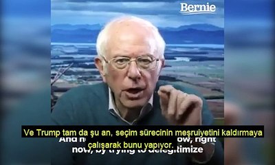 Bernie Sanders: Trump, seçim meşruiyetinin altını kazıyor; demokrasiye inancı yok etmeye çalışıyor