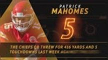 Fantasy Hot or Not - Mahomes continues to dominate AFC West